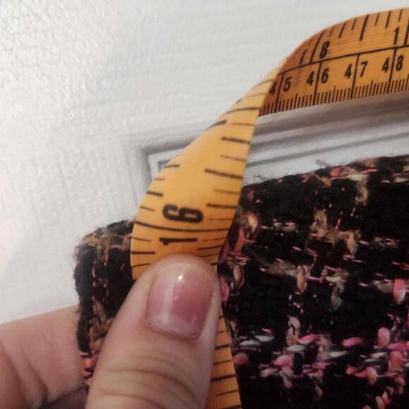 I.N.C. Chic Tweed A-Line Skirt in Brown and Pink Size 8 Fall Statement Going Out - Picture 6 of 9